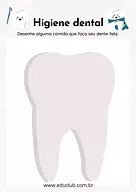 Atividade escovar os dentes Educação Infantil Atividade escovar os dentes Educação Infantil para Creche, 1º Ano, Pré-Escola de Ciências, Higiene bucal - Material educac...