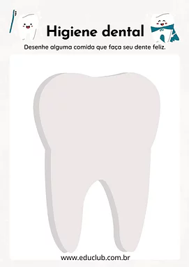 Atividade escovar os dentes Educação Infantil Atividade escovar os dentes Educação Infantil para Creche, 1º Ano, Pré-Escola de Ciências, Higiene bucal - Material educac...