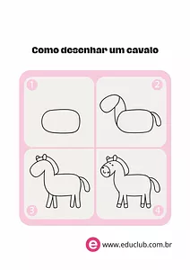 Como desenhar um cavalo