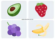 Quebra-cabeça de 2 peças das frutas Quebra-cabeça de 2 peças das frutas para Creche, Pré-Escola de Recursos Educativos, Habilidades Perceptivas, Vocabulário, ...