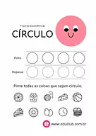 Atividade círculo Educação Infantil