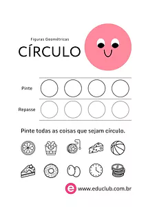 Atividade círculo Educação Infantil