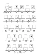 Completar o alfabeto maiúsculo com as letras que faltam Completar o alfabeto maiúsculo com as letras que faltam para 1º Ano de Língua Portuguesa, Alfabeto - Material educacional