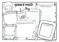 Atividade de autoconhecimento - Quem é você? Atividade de autoconhecimento - Quem é você? para 2º Ano, 1º Ano de Ciências Sociais - Material educacional