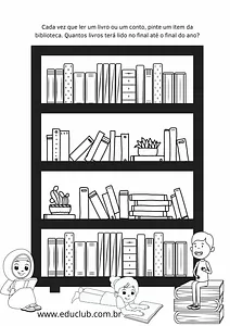 Atividade leia e pinte um livro