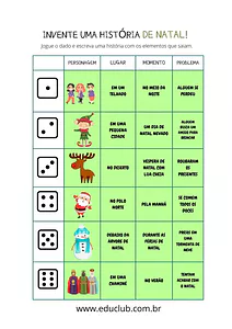 Invente uma história de Natal