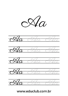 Vogais pontilhadas Vogais pontilhadas para 3º Ano, 2º Ano, 1º Ano de Língua Portuguesa, Recursos Educativos, Vogais, Lettering - Material edu...