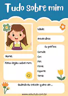 Tudo sobre mim - Autoconhecimento para 3º Ano, 2º Ano, 1º Ano de Ciências Sociais, Autoconhecimento - Material educacional