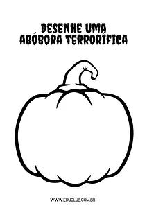 Molde de abóbora do Halloween