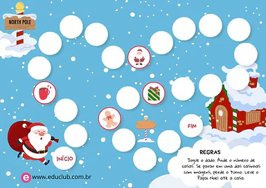 Joguinho de Natal para 1º Ano de Datas Comemorativas, Natal - Material educacional