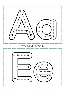 Atividade de vogais para Educação Infantil 4 anos