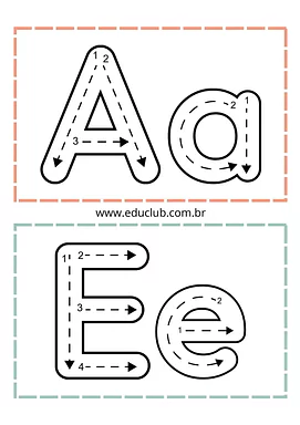 Atividade de vogais para Educação Infantil 4 anos para Pré-Escola de Língua Portuguesa, Vogais - Material educacional