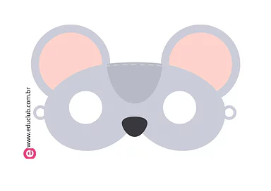 Máscara de rato colorida para Creche, Pré-Escola de Máscaras, Artes - Material educacional