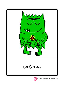 Monstro das Cores Calma