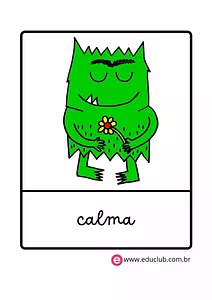 Monstro das Cores Calma