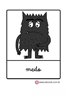 Monstro das Cores Medo para Creche, Pré-Escola de Recursos Educativos, Educação Emocional, Emoções - Material educacional