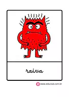 Monstro das Cores Raiva para Creche, Pré-Escola de Recursos Educativos, Educação Emocional, Emoções - Material educacional