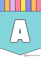 Alfabeto para sala de aula Alfabeto para sala de aula para 2º Ano, 1º Ano de Língua Portuguesa, Recursos Educativos, Alfabeto - Material educacional