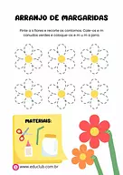 Como fazer arranjo de margarida de papel