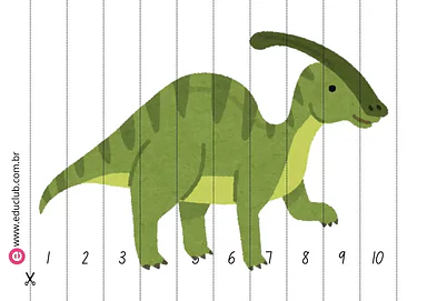 Quebra-cabeça de dinossauro para Creche, Pré-Escola de Recursos Educativos, Passatempo - Material educacional