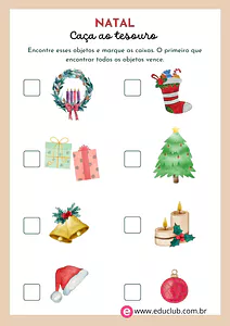 Caça ao tesouro de Natal
