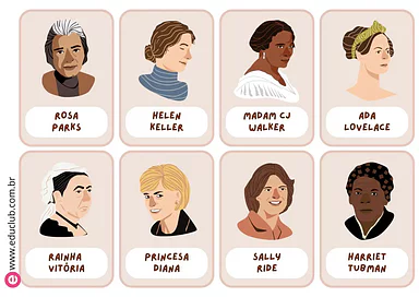 Mulheres guerreiras Mulheres guerreiras para 5º Ano, 4º Ano, 3º Ano de Datas Comemorativas, Dia da Mulher - Material educacional