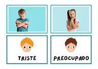 Tipos de emoções para trabalhar em Educação Infantil para Pré-Escola de Educação Emocional, Emoções - Material educacional