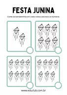 Atividade de números Festa Junina Atividade de números Festa Junina para 2º Ano, 1º Ano de Datas Comemorativas, Festa Junina, Números, Matemática - Material...