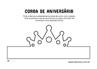 Molde de coroa para imprimir Molde de coroa para imprimir para Creche, Pré-Escola de Teatro, Máscaras, Artes - Material educacional