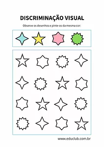 Atividade de discriminação visual