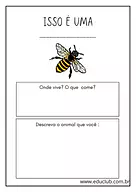 Pesquisa sobre abelha Pesquisa sobre abelha para 4º Ano, 3º Ano de Recursos Educativos, Ciências, Seres Vivos, Roteiro de pesquisa - Material ed...