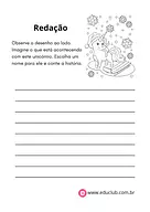 Redação de Natal para 3º Ano, 2º Ano de Datas Comemorativas, Língua Portuguesa, Natal - Material educacional