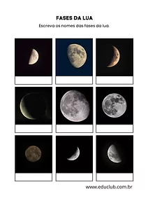 Atividade fases da lua