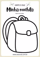 Minha mochila: volta ao colégio para 1º Ano de Língua Portuguesa, Recursos Educativos, Vocabulário, Volta às Aulas - Mater...