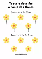 Trace e desenhe as figuras