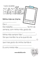 Atividade infantil para Dia das Mães Atividade infantil para Dia das Mães para 2º Ano de Datas Comemorativas, Língua Portuguesa, Dia das Mães - Material educac...