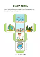 Dado do Dia da Terra para 3º Ano, 2º Ano de Datas Comemorativas, Língua Portuguesa, Dia da Terra - Material educacional
