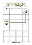 Atividade de codificação Atividade de codificação para 3º Ano, 2º Ano, 1º Ano de Informática, Programação - Material educacional