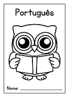 Capa de caderno para imprimir para 5º Ano, 4º Ano, 3º Ano, 2º Ano, 1º Ano de Recursos Educativos, Capa de trabalho - Mater...