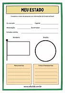 Roteiro de pesquisa sobre Estados Brasileiros Roteiro de pesquisa sobre Estados Brasileiros para 5º Ano, 4º Ano de Geografia, Recursos Educativos, Roteiro de pesquisa, ...