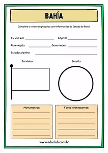 Atividade sobre Bahía