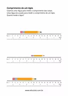Atividade medidas de comprimento 2 ano