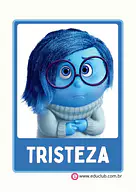 Tristeza Divertidamente para Creche, 3º Ano, 2º Ano, 1º Ano, Pré-Escola de Educação Emocional, Emoções - Material educacional