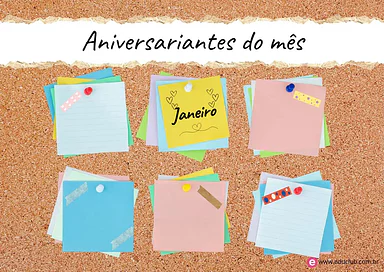 Aniversariantes do mês para 2º Ano, 1º Ano de Recursos Educativos, Calendário - Material educacional