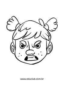 Emoções para colorir
