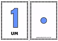 Números e quantidades de 1 a 10