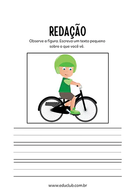 Atividade de descrição 1 ano Atividade de descrição 1 ano para 1º Ano de Língua Portuguesa - Material educacional