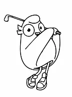 Mascote dos Jogos Olímpicos 2024 para colorir