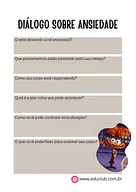 Atividade sobre ansiedade para 5º Ano, 4º Ano, 3º Ano, 2º Ano, 1º Ano de Educação Emocional, Emoções - Material educacional