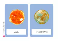 Planetas do Sistema Solar para 3º Ano, 2º Ano, 1º Ano de Língua Portuguesa, Ciências, Vocabulário, Sistema Solar - Materia...